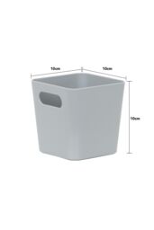 Wham Plastic Studio Basket 1.01 Square in Grey - thumbnail 4