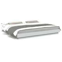 Berkfield Home Bed Frame without Mattress White 200x200 cm - thumbnail 2
