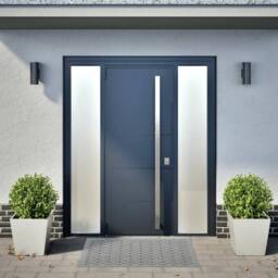 Berkfield Home Garden Planters 40x40x40 cm 2 pcs Stainless Steel in Silver - Size: 40 x 40 x 40 cm - thumbnail 1