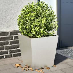 Berkfield Home Garden Planters 40x40x40 cm 2 pcs Stainless Steel in Silver - Size: 40 x 40 x 40 cm - thumbnail 2