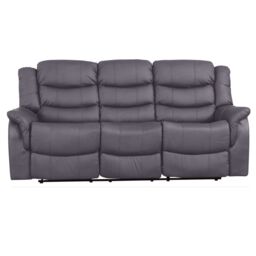 Artemis Home Almeira 3 Seat Recliner Sofa in Grey - thumbnail 2