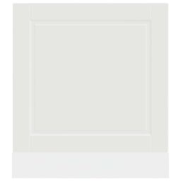 Berkfield Home Dishwasher Panel Porto White 60x1.5x67 cm Engineered Wood - thumbnail 4
