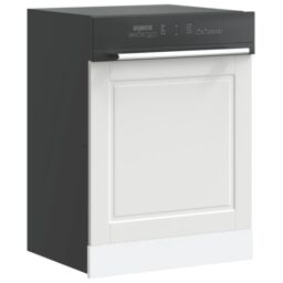 Berkfield Home Dishwasher Panel Porto White 60x1.5x67 cm Engineered Wood - thumbnail 1