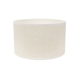 ValueLights Eva Natural Linen Fabric Ceiling Floor Table Small Drum Lamp Shade in White - thumbnail 2