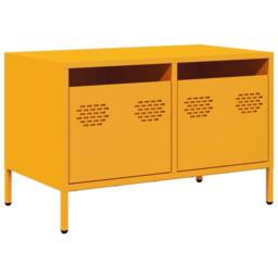 Berkfield Home TV Cabinet Mustard Yellow 68x39x43.5 cm Cold-rolled Steel