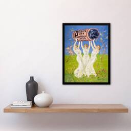 Artery8 Pink Pills Pale People Advert Vintage Framed Wall Art Print Cappiello - Size: A4 - thumbnail 4