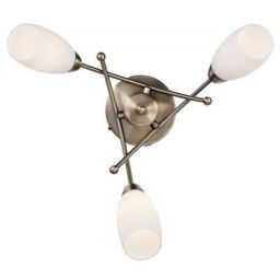 Happy Homewares Contemporary & Stylish Ceiling Light Fitting in Metallic Gold - thumbnail 2