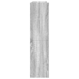 Berkfield Home Shoe Rack Grey Sonoma 80x25x100 cm Engineered Wood - Size: 80 x 25 x 100 cm - thumbnail 5