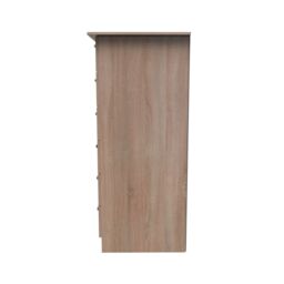 Ready Assembled 2 U Trent 1 Door 5 Drawer Childrens Wardrobe (Ready Assembled) in Light Oak - thumbnail 2