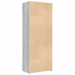 Berkfield Home Highboard Grey Sonoma 70x42.5x185 cm Engineered Wood - thumbnail 6