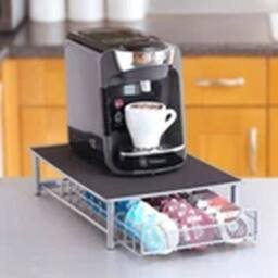 Havendro Coffee Drawer Dispenser Stand Storage 60 Pod Rack Holder in Grey - thumbnail 1