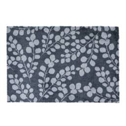 JVL Mega Doormat - 50x75cm, Branches in Blue - Size: 75 cm x 150 cm - thumbnail 1