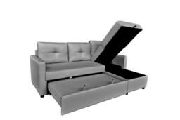 DS Living The Savona 3 Seater Storage Sofa in Silver - thumbnail 5