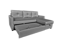 DS Living The Savona 3 Seater Storage Sofa in Silver - thumbnail 6