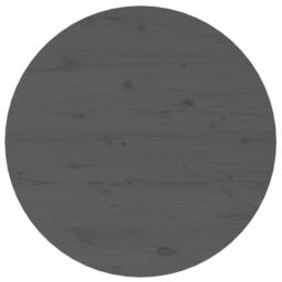 Berkfield Home Coffee Table Grey Ã˜ 55x45 cm Solid Wood Pine - thumbnail 6