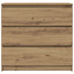 Berkfield Home Sideboard Artisan Oak 80x35x76 cm Engineered Wood in Brown - Size: 80 x 35 x 76 cm - thumbnail 6