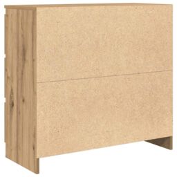 Berkfield Home Sideboard Artisan Oak 80x35x76 cm Engineered Wood in Brown - Size: 80 x 35 x 76 cm - thumbnail 8