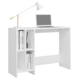 Berkfield Home Notebook Desk White 102.5x35x75 cm Engineered Wood - thumbnail 5