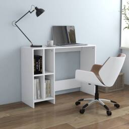 Berkfield Home Notebook Desk White 102.5x35x75 cm Engineered Wood - thumbnail 2