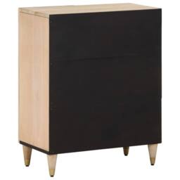 Berkfield Home Side Cabinet 60x33x75 cm Solid Wood Mango in Brown - Size: 60 x 33 x 75 cm - thumbnail 5