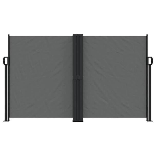 Berkfield Home Retractable Side Awning Anthracite 140x1000 cm in Dark Grey - image 1