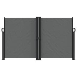 Berkfield Home Retractable Side Awning Anthracite 140x1000 cm in Dark Grey