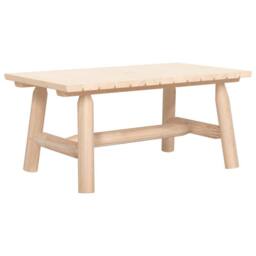 Berkfield Home Beautiful 3 Piece Garden Lounge Set Solid Wood Spruce in Light Tan - thumbnail 4