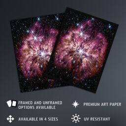 "Artery8 Wall Art Print NASA James Webb Space Telescope Rarely Seen Prelude to Supernova Wolf-Rayet Star Bedroom Decor Poster - Size: W18"" x H24""" - thumbnail 2