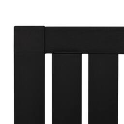 Berkfield Home Beautiful Garden Adirondack Chair Black Polypropylene - thumbnail 6