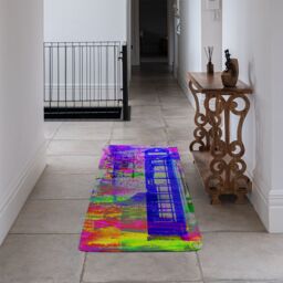Benjamin Tate Design London Post Box Runner Rug in Natural - Size: 67 cm x 230 cm - thumbnail 3