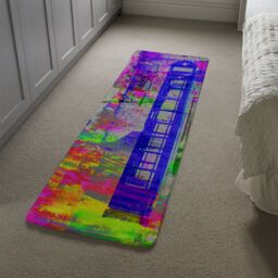 Benjamin Tate Design London Post Box Runner Rug in Natural - Size: 67 cm x 230 cm - thumbnail 4