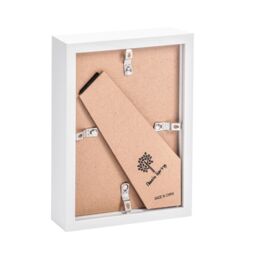 "Nicola Spring 3D Box Photo Frames - 5"" x 7"" - White - Pack of 5" - thumbnail 5