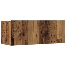 Berkfield Home Classic 7 Piece TV Cabinet Set Wall-mounted Old Wood Engineered Wood in Brown - thumbnail 4