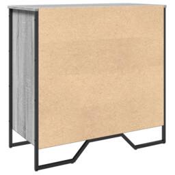 Berkfield Home Shoe Cabinet Grey Sonoma 80x38x78 cm Engineered Wood - Size: 80 x 38 x 78 cm - thumbnail 6