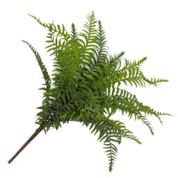 Leaf Artificial Fern Plant Realistic 50cm Artificial Boston Fronded Fern Plant Botanik in Green - thumbnail 7