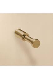 Cosmic Towel hook Robe hook Coat hook Brushed Gold 55 cm Logic Collection in Metallic Gold - thumbnail 2