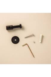 Cosmic Towel hook Robe hook Coat hook Brushed Gold 55 cm Logic Collection in Metallic Gold - thumbnail 4