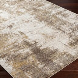 Livabliss San Francisco-Abstract Blue Grey Yellow Brown Modern Marble Living Rug in Light Brown - Size: 160 cm x 215 cm - thumbnail 6