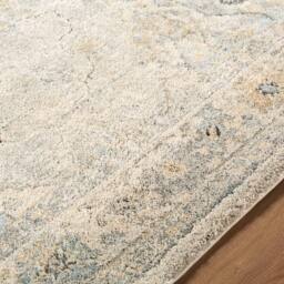 Livabliss Avellino-Vintage Grey Beige Blue Traditional Boho High Pile Living Rug - Size: 200 cm x 280 cm - thumbnail 3