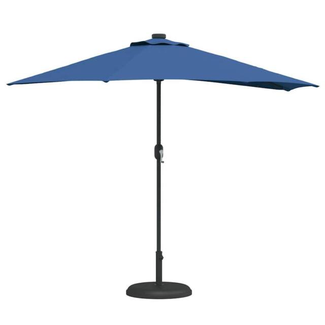 Berkfield Home Modern Garden Parasol Azurblau Large Fabric in Blue - image 1