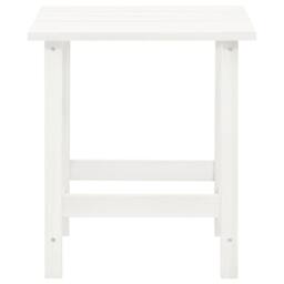 Berkfield Home Garden Adirondack Chair with Table Solid Fir Wood White - thumbnail 9