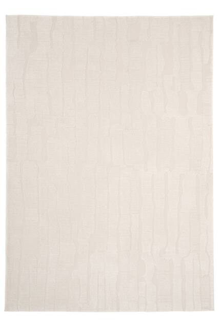 Kukoon Scandi Neutral Plush Pile Cream Beige Living Room Area Rug - Size: 80 cm x 150 cm - image 1