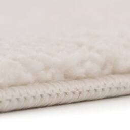 Kukoon Scandi Neutral Plush Pile Cream Beige Living Room Area Rug - Size: 80 cm x 150 cm - thumbnail 7