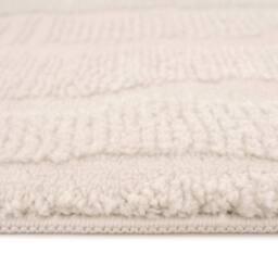 Kukoon Scandi Neutral Plush Pile Cream Beige Living Room Area Rug - Size: 80 cm x 150 cm - thumbnail 3