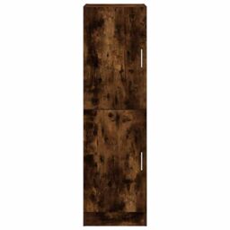 Berkfield Home Kitchen Cabinet Smoked Oak 38x41.5x131.5 cm Engineered Wood in Brown - thumbnail 4