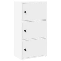 Berkfield Home Bookcase White 40x24x77 cm Engineered Wood - Size: 40 x 24 x 77 cm - thumbnail 2