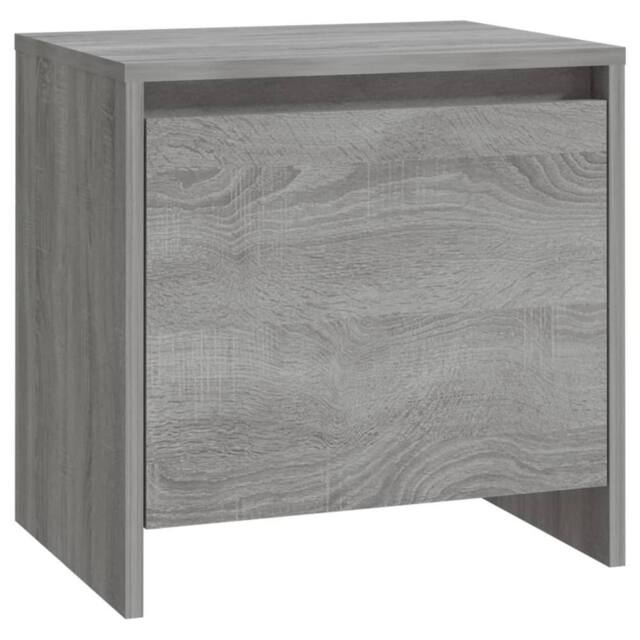 Berkfield Home Bedside Cabinet Grey Sonoma 45x34x44.5 cm Engineered Wood - image 1