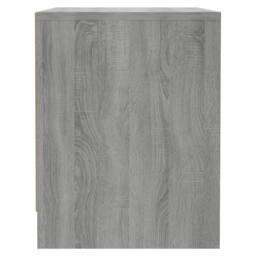 Berkfield Home Bedside Cabinet Grey Sonoma 45x34x44.5 cm Engineered Wood - thumbnail 6