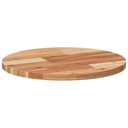 Berkfield Home Table Top Round √ò40x2 cm Solid Wood Acacia in Brown - Size: 40x2 cm - thumbnail 5