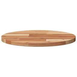 Berkfield Home Table Top Round √ò40x2 cm Solid Wood Acacia in Brown - Size: 40x2 cm - thumbnail 4